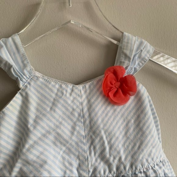 Gymboree Striped poplin dress baby girl - Picture 2 of 6